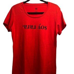 Women's Red Soy Rara ( I'm Weird) T shirt XL- NWT
